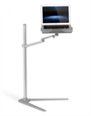 WERGON - Hera - Laptop / iPhone / tablet 4-17" - Justerbar Design - Alu holder H:41-102cm - Sølv